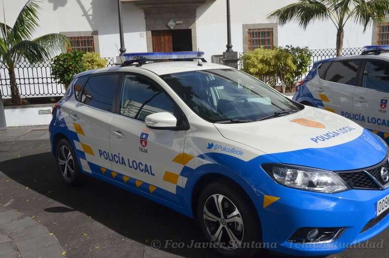 Vehículo de la Policía Local de Telde (Foto TA)